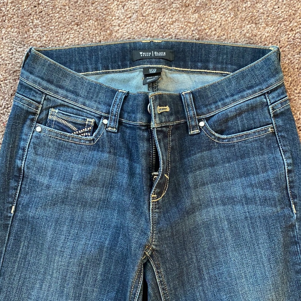 White House Black Market booted Jean - 00 - NWOT - Picture 3 of 10
